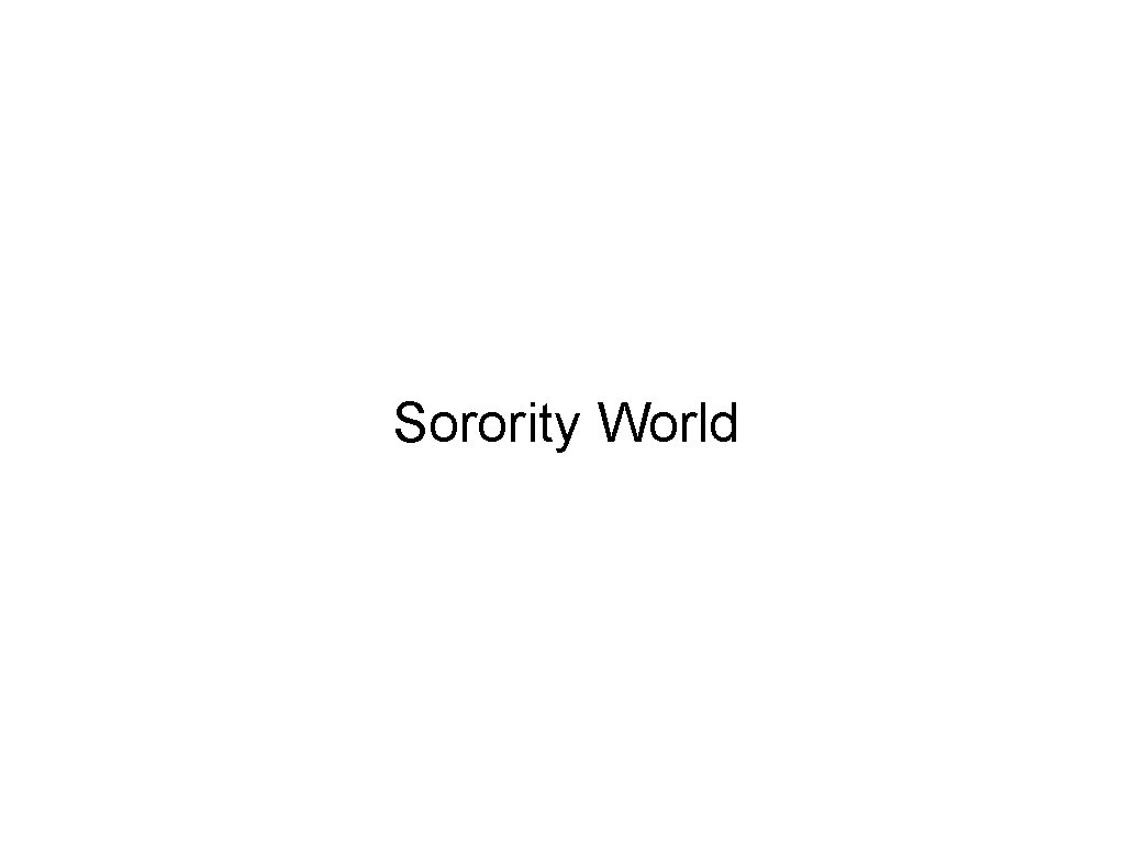 Sorority World 