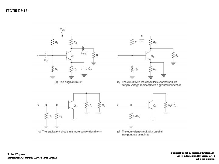 FIGURE 9. 12 Robert Paynter Introductory Electronic Devices and Circuits Copyright © 2006 by FIGURE 9. 12 Robert Paynter Introductory Electronic Devices and Circuits Copyright © 2006 by