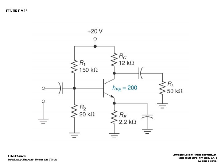 FIGURE 9. 13 Robert Paynter Introductory Electronic Devices and Circuits Copyright © 2006 by FIGURE 9. 13 Robert Paynter Introductory Electronic Devices and Circuits Copyright © 2006 by
