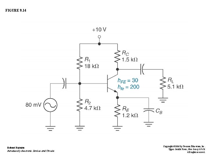 FIGURE 9. 14 Robert Paynter Introductory Electronic Devices and Circuits Copyright © 2006 by FIGURE 9. 14 Robert Paynter Introductory Electronic Devices and Circuits Copyright © 2006 by