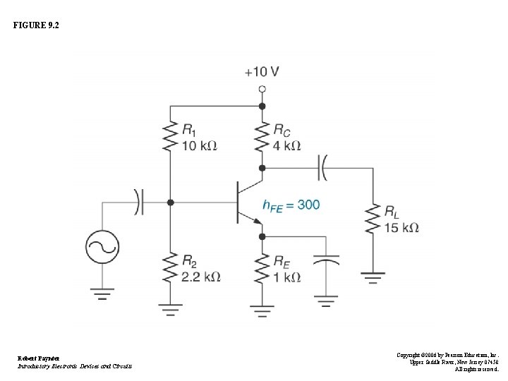 FIGURE 9. 2 Robert Paynter Introductory Electronic Devices and Circuits Copyright © 2006 by FIGURE 9. 2 Robert Paynter Introductory Electronic Devices and Circuits Copyright © 2006 by