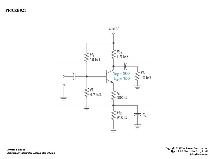 FIGURE 9. 20 Robert Paynter Introductory Electronic Devices and Circuits Copyright © 2006 by FIGURE 9. 20 Robert Paynter Introductory Electronic Devices and Circuits Copyright © 2006 by