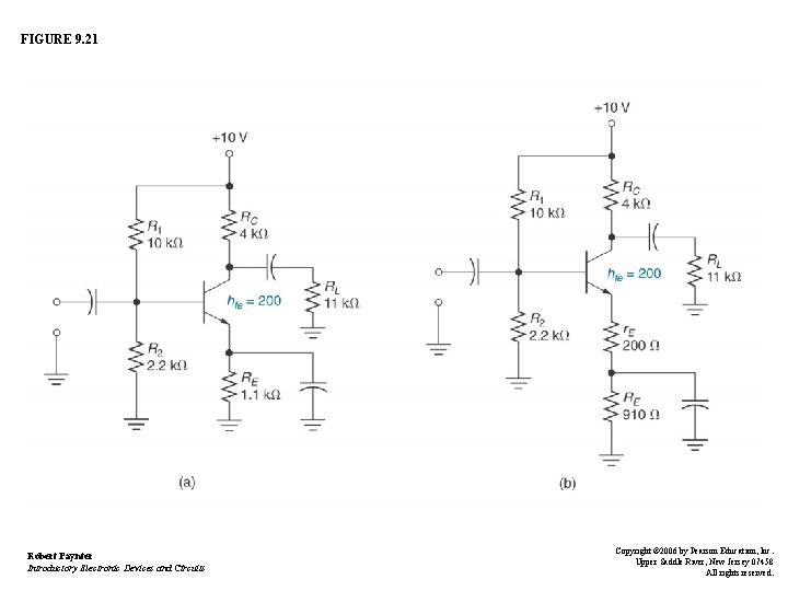 FIGURE 9. 21 Robert Paynter Introductory Electronic Devices and Circuits Copyright © 2006 by FIGURE 9. 21 Robert Paynter Introductory Electronic Devices and Circuits Copyright © 2006 by