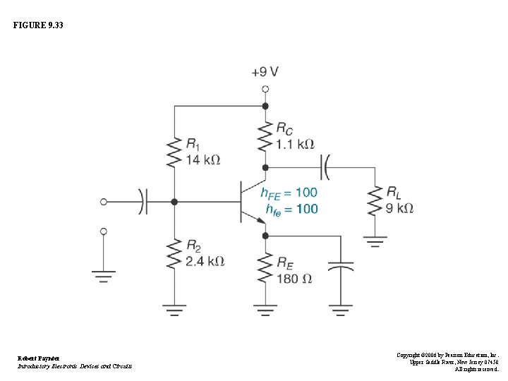 FIGURE 9. 33 Robert Paynter Introductory Electronic Devices and Circuits Copyright © 2006 by FIGURE 9. 33 Robert Paynter Introductory Electronic Devices and Circuits Copyright © 2006 by