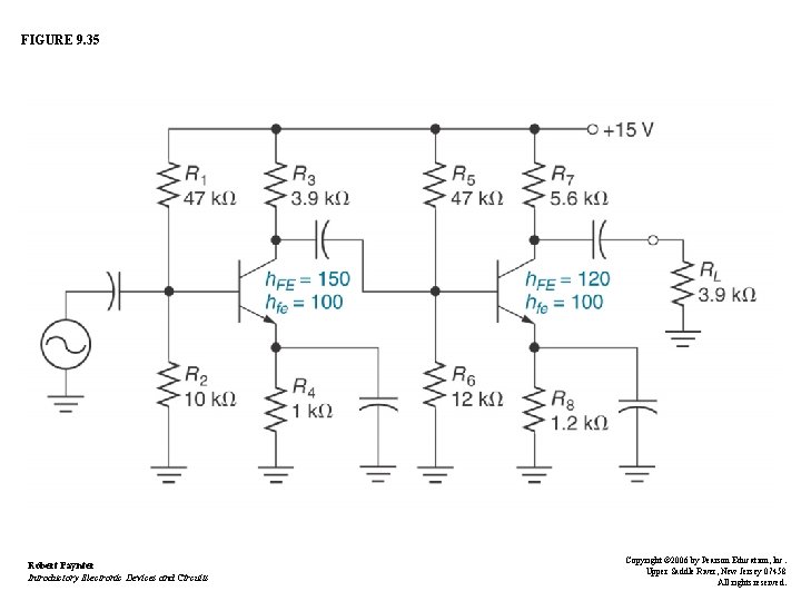 FIGURE 9. 35 Robert Paynter Introductory Electronic Devices and Circuits Copyright © 2006 by FIGURE 9. 35 Robert Paynter Introductory Electronic Devices and Circuits Copyright © 2006 by