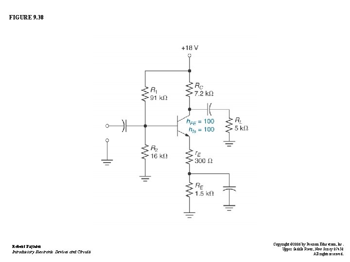 FIGURE 9. 38 Robert Paynter Introductory Electronic Devices and Circuits Copyright © 2006 by FIGURE 9. 38 Robert Paynter Introductory Electronic Devices and Circuits Copyright © 2006 by