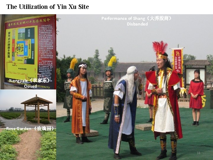 The Utilization of Yin Xu Site Performance of Shang（大秀殷商） Disbanded Nongjiale（农家乐） Closed Rose Garden