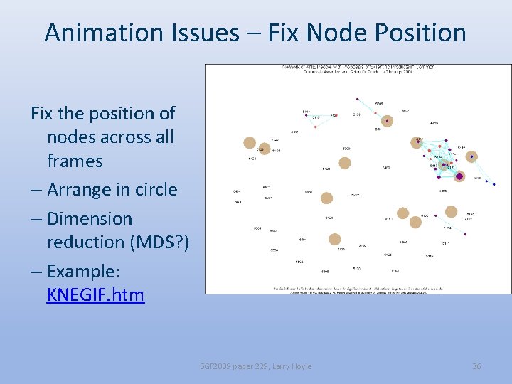 Animation Issues – Fix Node Position Fix the position of nodes across all frames