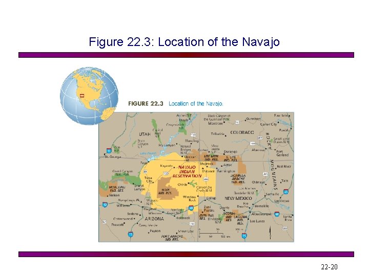 Figure 22. 3: Location of the Navajo 22 -20 