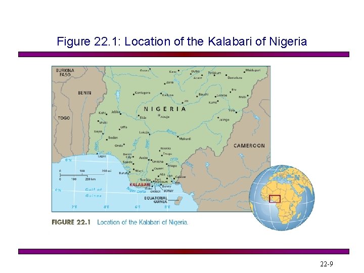 Figure 22. 1: Location of the Kalabari of Nigeria 22 -9 