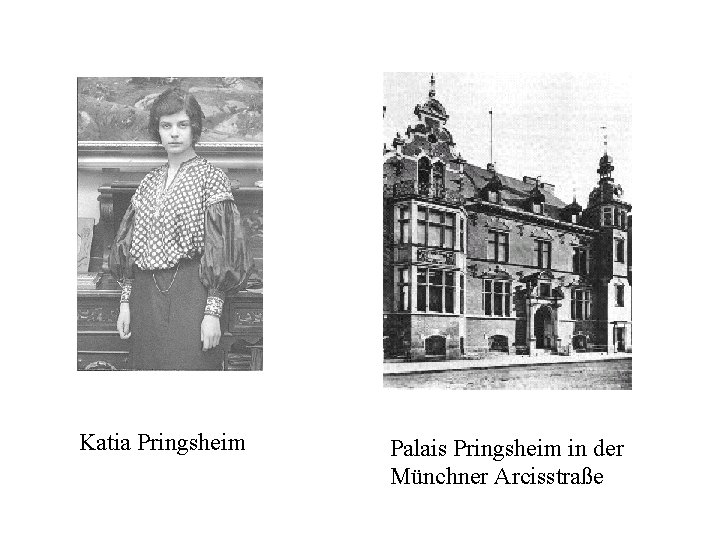 Katia Pringsheim Palais Pringsheim in der Münchner Arcisstraße 