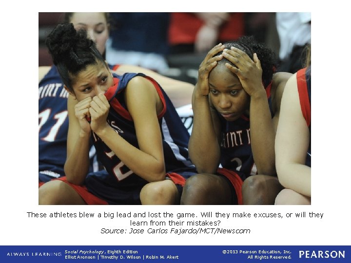 These athletes blew a big lead and lost the game. Will they make excuses,