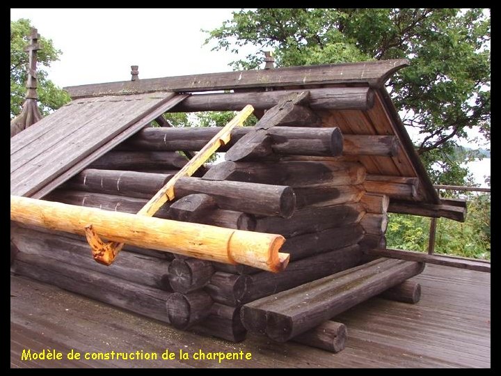 Modèle de construction de la charpente 