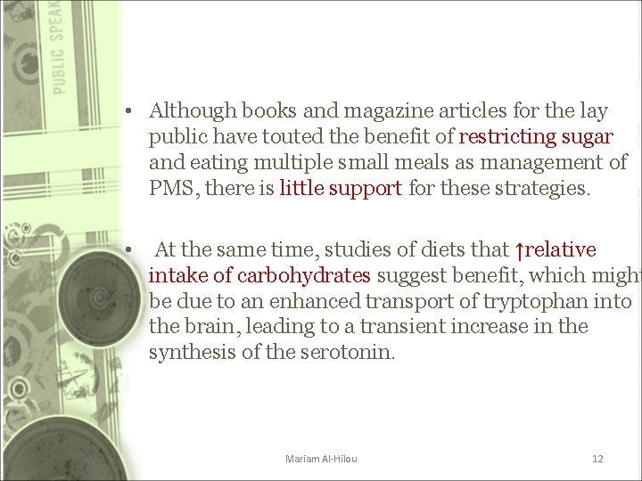 • Although books and magazine articles for the lay public have touted the • Although books and magazine articles for the lay public have touted the