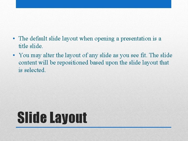 Microsoft Power Point 2010 Lesson 6 Working with