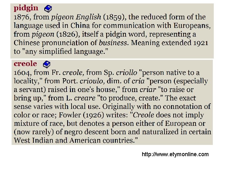 http: //www. etymonline. com 