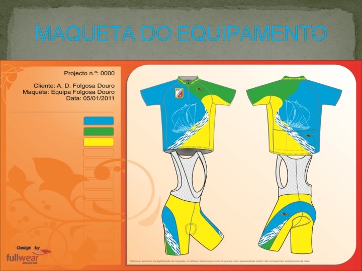 MAQUETA DO EQUIPAMENTO MAQUETA DO EQUIPAMENTO