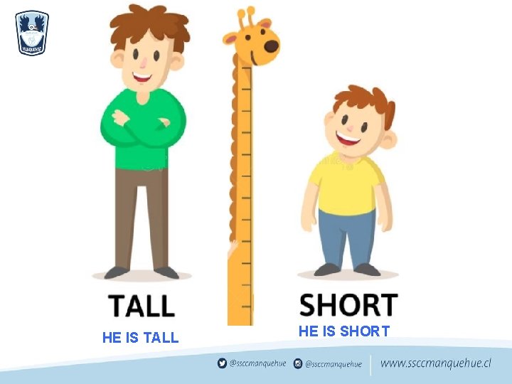 HE IS TALL HE IS SHORT 