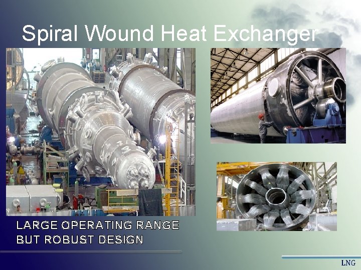 Spiral Wound Heat Exchanger LARGE OPERATING RANGE BUT ROBUST DESIGN Spiral Wound Heat Exchanger LARGE OPERATING RANGE BUT ROBUST DESIGN
