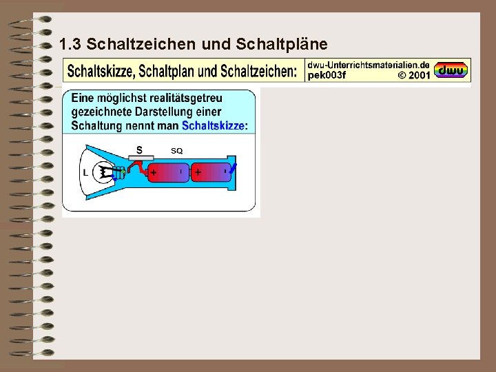 1. 3 Schaltzeichen und Schaltpläne 