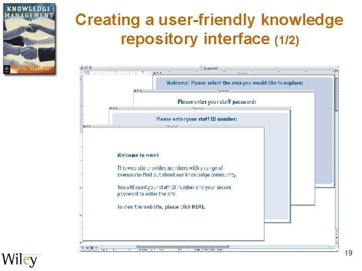 Creating a user-friendly knowledge repository interface (1/2) 19 