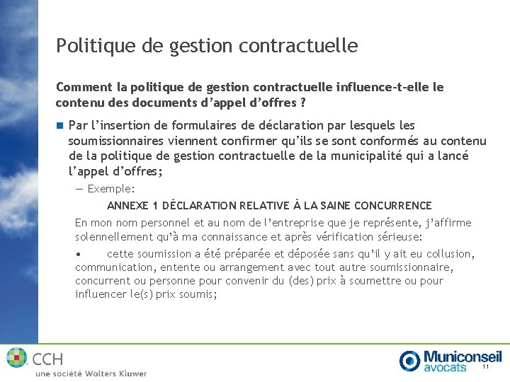 Politique de gestion contractuelle Comment la politique de gestion contractuelle influence-t-elle le contenu des