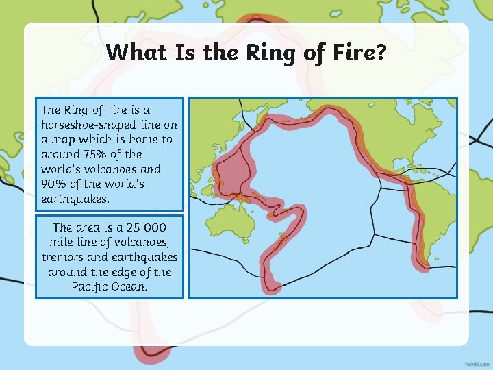 What Is the Ring of Fire? The Ring of Fire is a horseshoe-shaped line