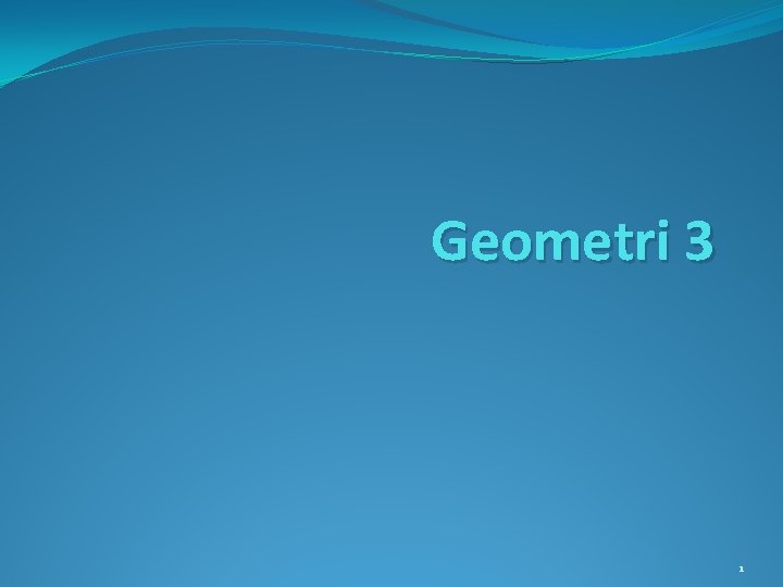 Geometri 3 1 