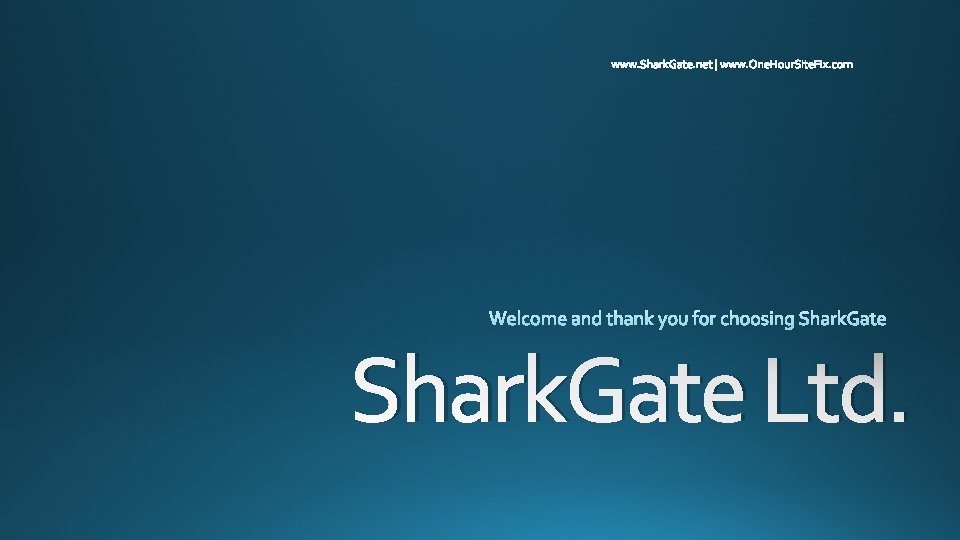 Shark. Gate Ltd. 