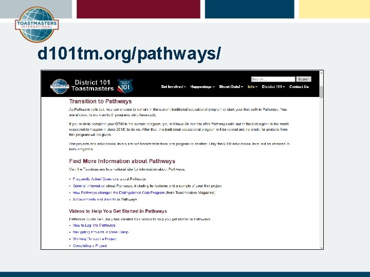 d 101 tm. org/pathways/ 