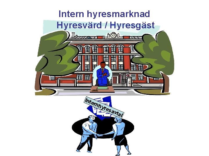 Intern hyresmarknad Hyresvärd / Hyresgäst Inte rnh yre sav tal 