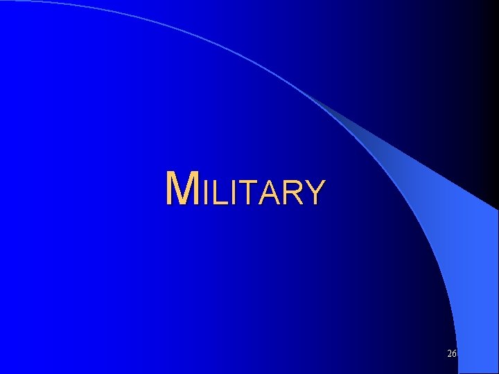 MILITARY 26 