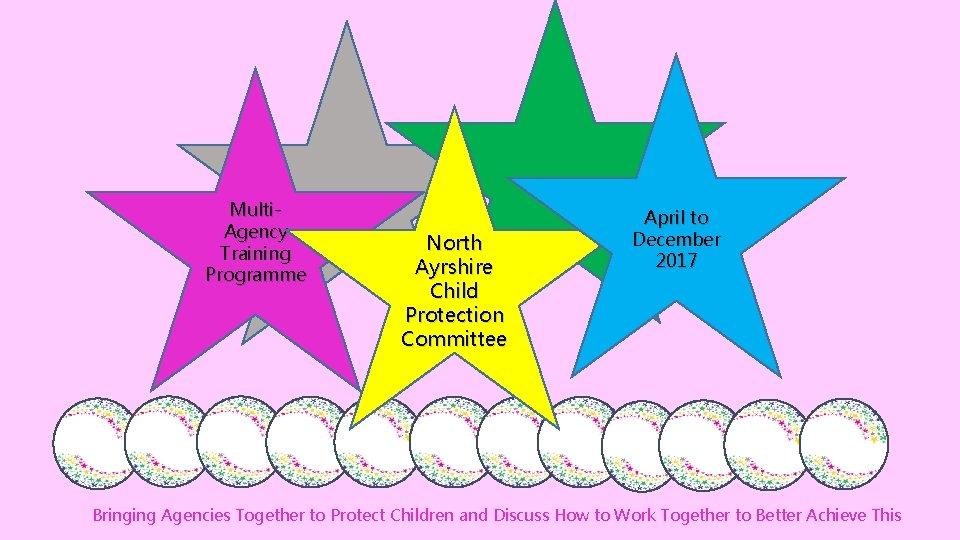 Multi. Agency Training Programme North Ayrshire Child Protection Committee April to December 2017 Bringing