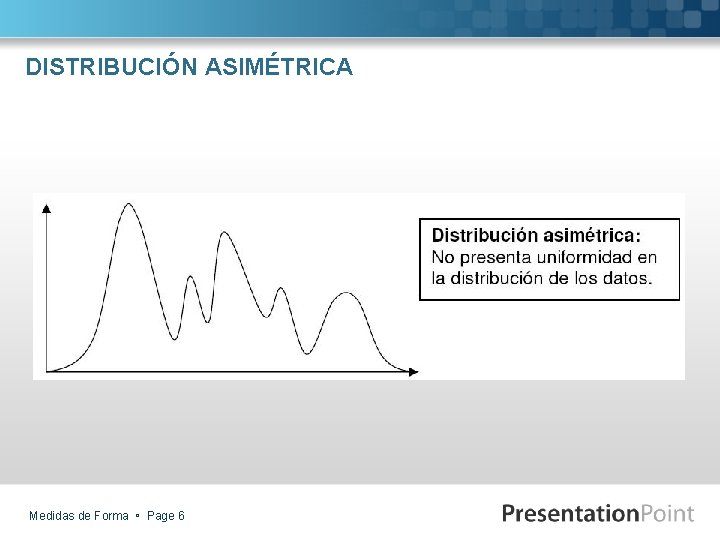 DISTRIBUCIÓN ASIMÉTRICA Medidas de Forma Page 6 