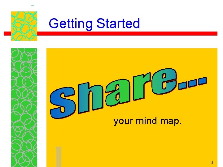 Getting Started your mind map. 3 Getting Started your mind map. 3
