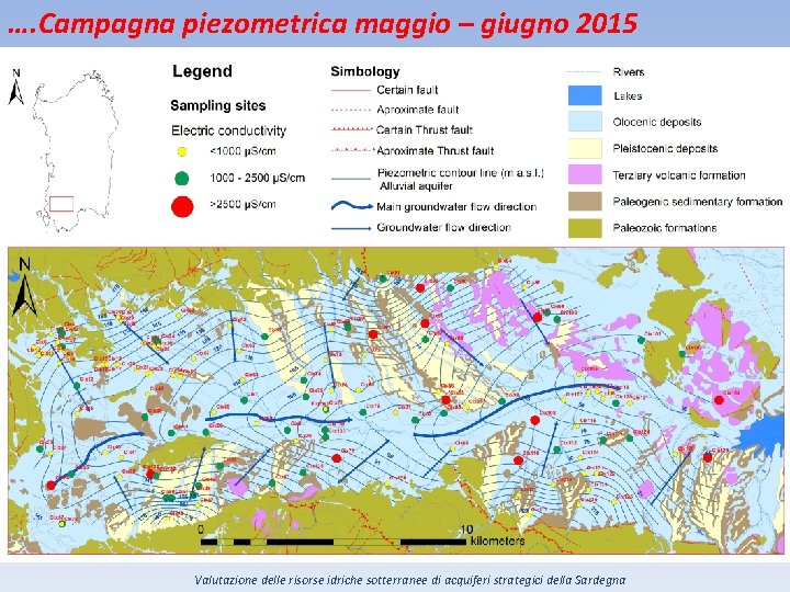 …. Campagna piezometrica maggio – giugno 2015 Valutazione delle risorse idriche sotterranee di acquiferi