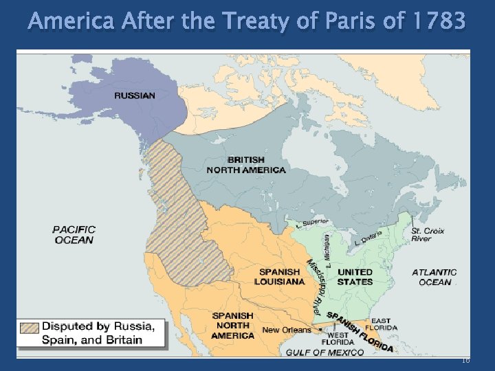 America After the Treaty of Paris of 1783 16 