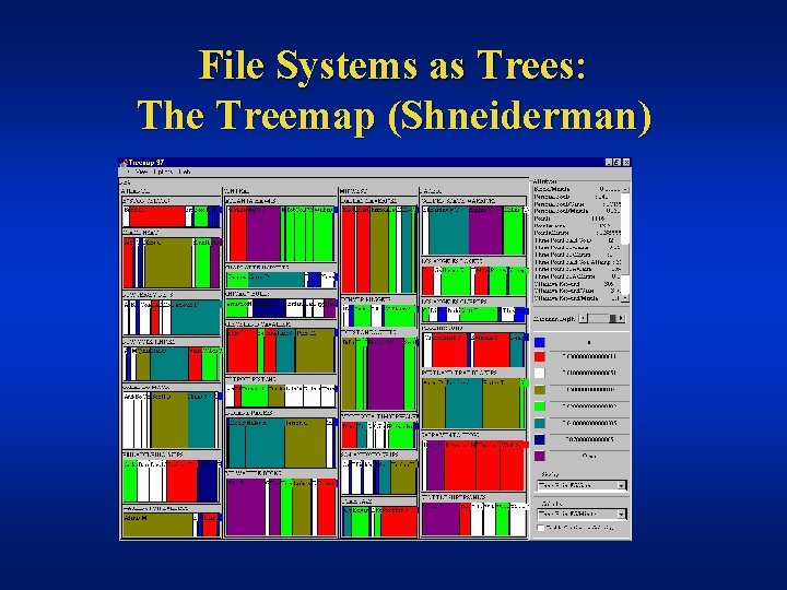File Systems as Trees: The Treemap (Shneiderman) 