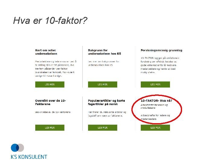 Hva er 10 -faktor? 