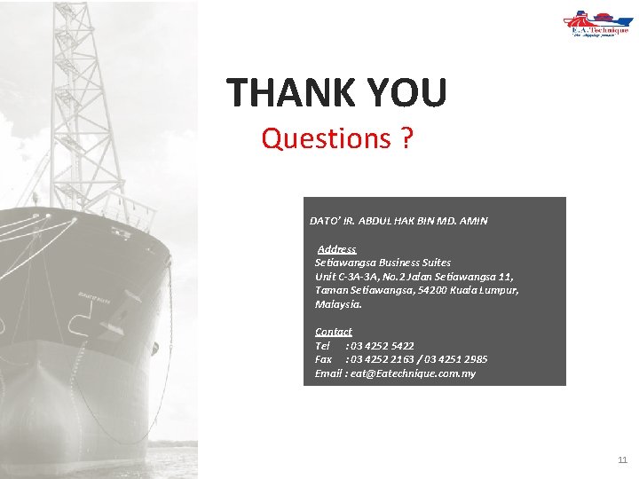 E A Technique M Berhad 23 Rd Annual