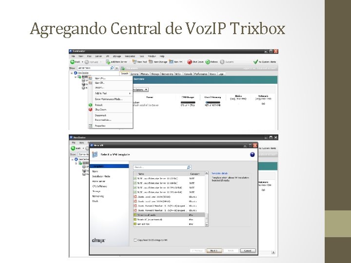 Agregando Central de Voz. IP Trixbox 