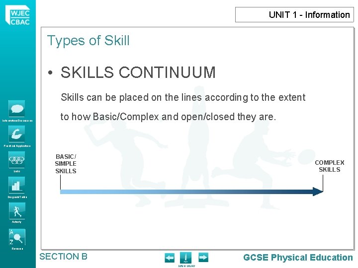 UNIT 1 - Information Types of Skill • SKILLS CONTINUUM Skills can be placed UNIT 1 - Information Types of Skill • SKILLS CONTINUUM Skills can be placed