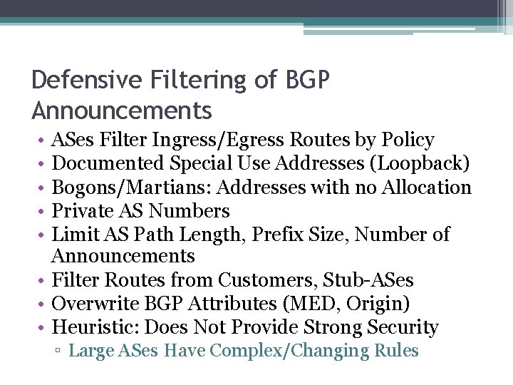 A Survey Of Bgp Security Issues And Solutions