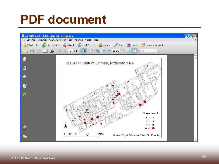 PDF document GIS TUTORIAL 1 - Basic Workbook 46 