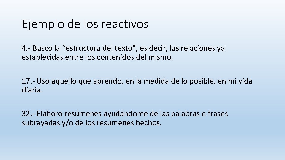 Ejemplo de los reactivos 4. - Busco la “estructura del texto”, es decir, las Ejemplo de los reactivos 4. - Busco la “estructura del texto”, es decir, las