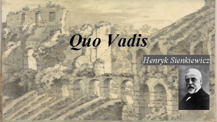 Quo Vadis Henryk Sienkiewicz 