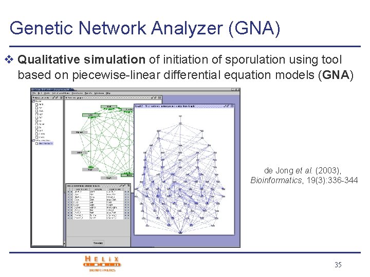 Genetic Network Analyzer (GNA) v Qualitative simulation of initiation of sporulation using tool based