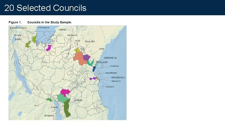 20 Selected Councils 