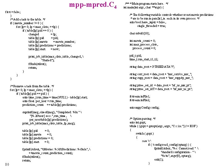 mpp-mpred. C 4 first = false; } /* Add a task to the table.