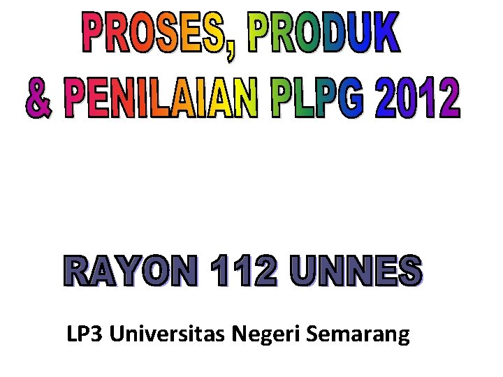 LP 3 Universitas Negeri Semarang 
